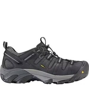 Keen Atlanta Cool Mens Size 11 Steel Toe EH Oil/Slip Resistant Work Black Shoes